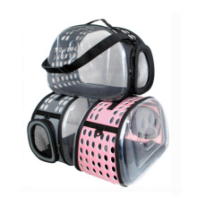 Transparent  Backpack Carrier For Cats Space Capsule Foldable Breathable Dog Pet Travel Bag